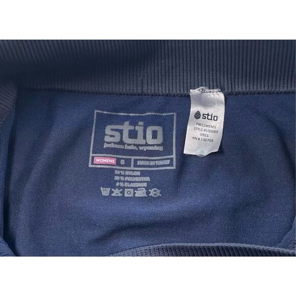 STIO Basis Seamless LeggingOutdoor Compression Blue Logo Athletic Size Small - Picture 4 of 7